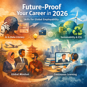 Future Proof your career in 2025, AI, data literacy, sustainability, continuous learning, global mindset